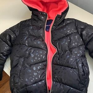Limited Too Black and Pink Kids Puffer Jacket